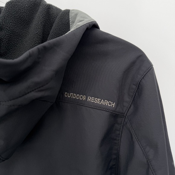 Outdoor Research Transfer Hooded Jacket Men M Full Zip Fleece Lined Company Logo - Picture 6 of 11